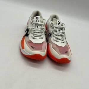 On Cloud The Roger Pro 2 Women’s Sz 7.5 White Flame Tennis Pickleball Shoes.